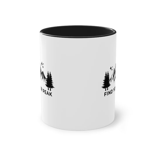 Tasse | Find your Peak | weiß