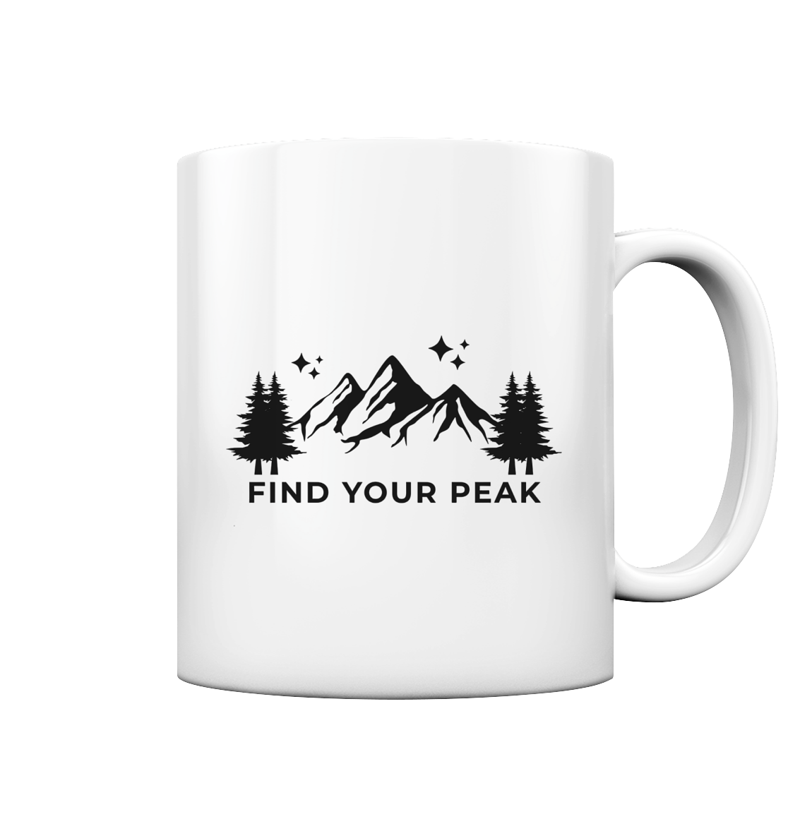 Find your PEak - Tasse glossy