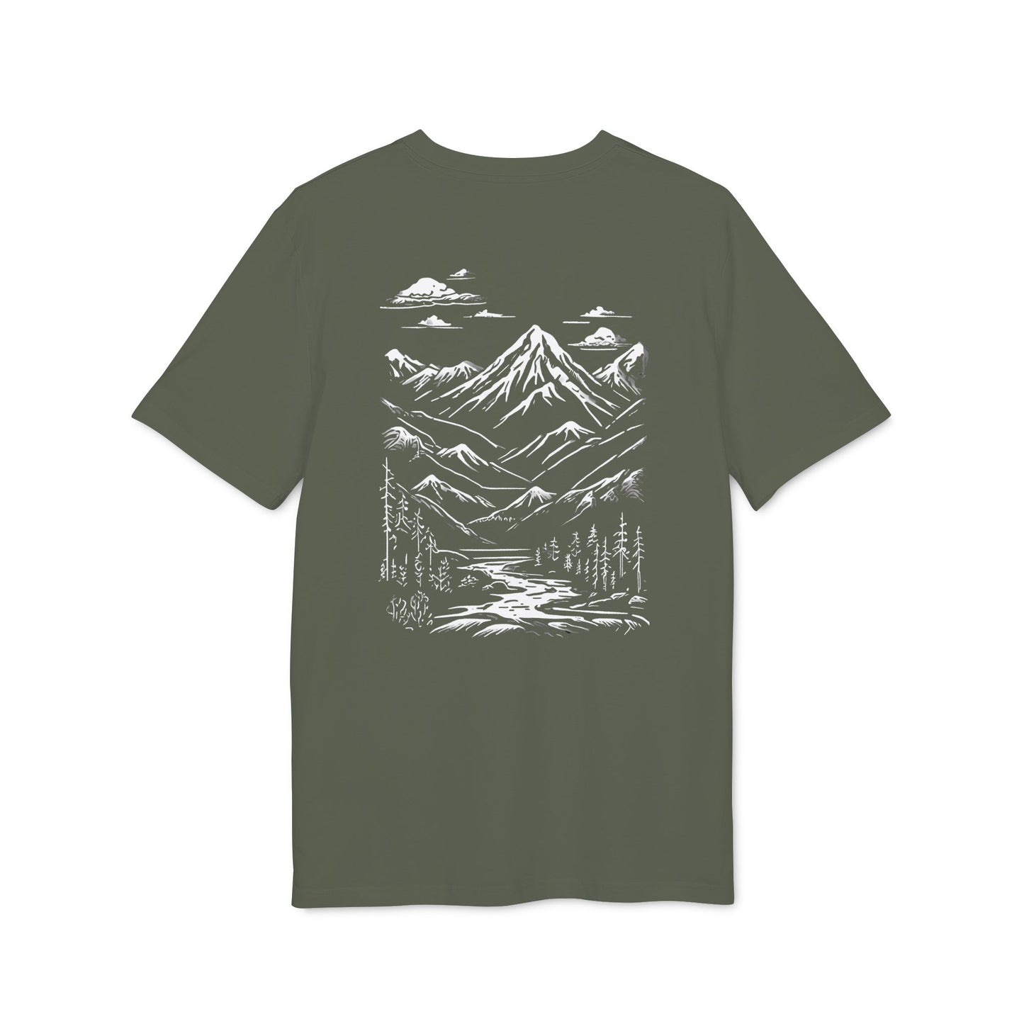 Premium Organic Shirt | Find Your Peak | Mountain River