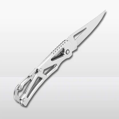 Mini Folding Key Knife - Stainless Steel Outdoor Tool