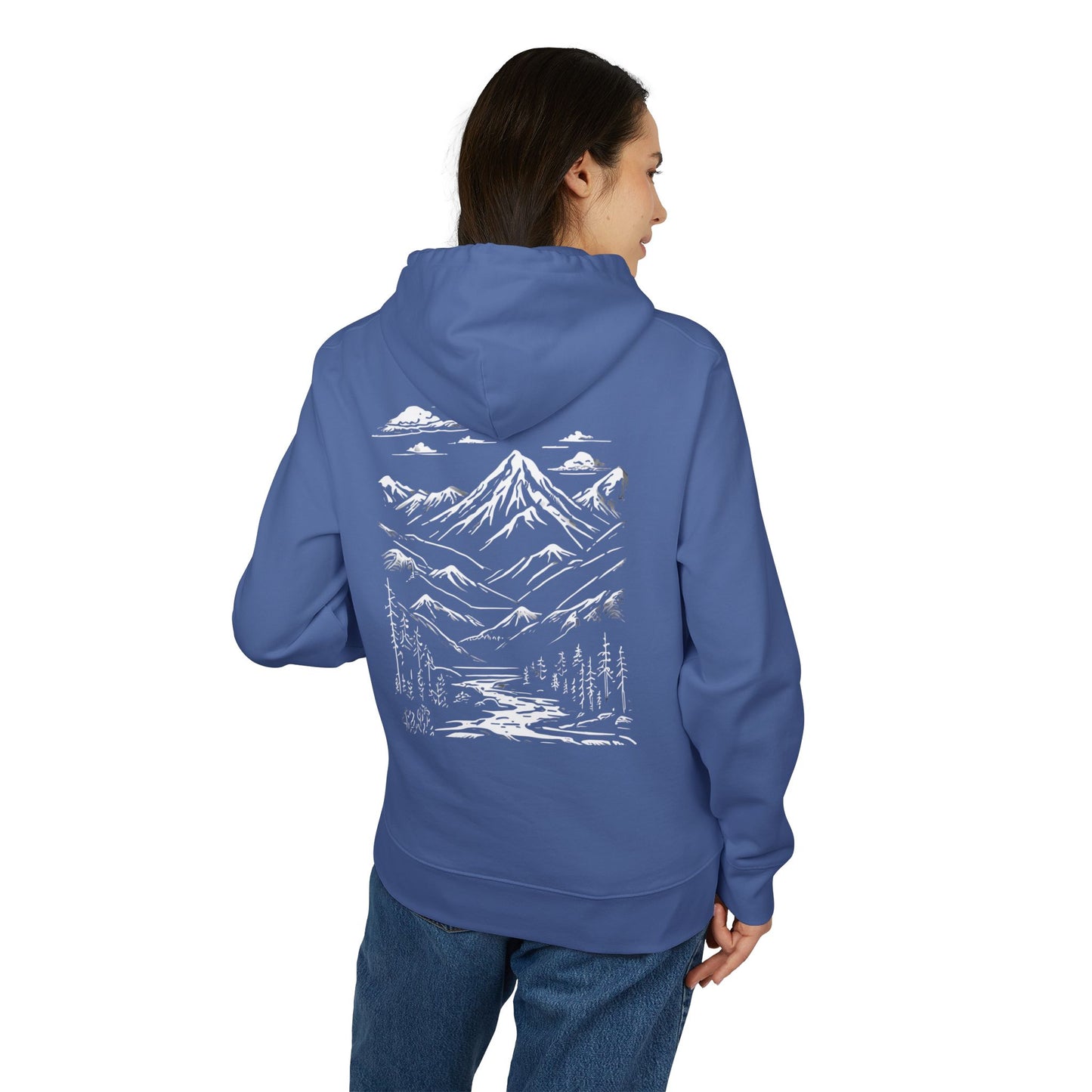 Premium Hoodie "Mountain River"