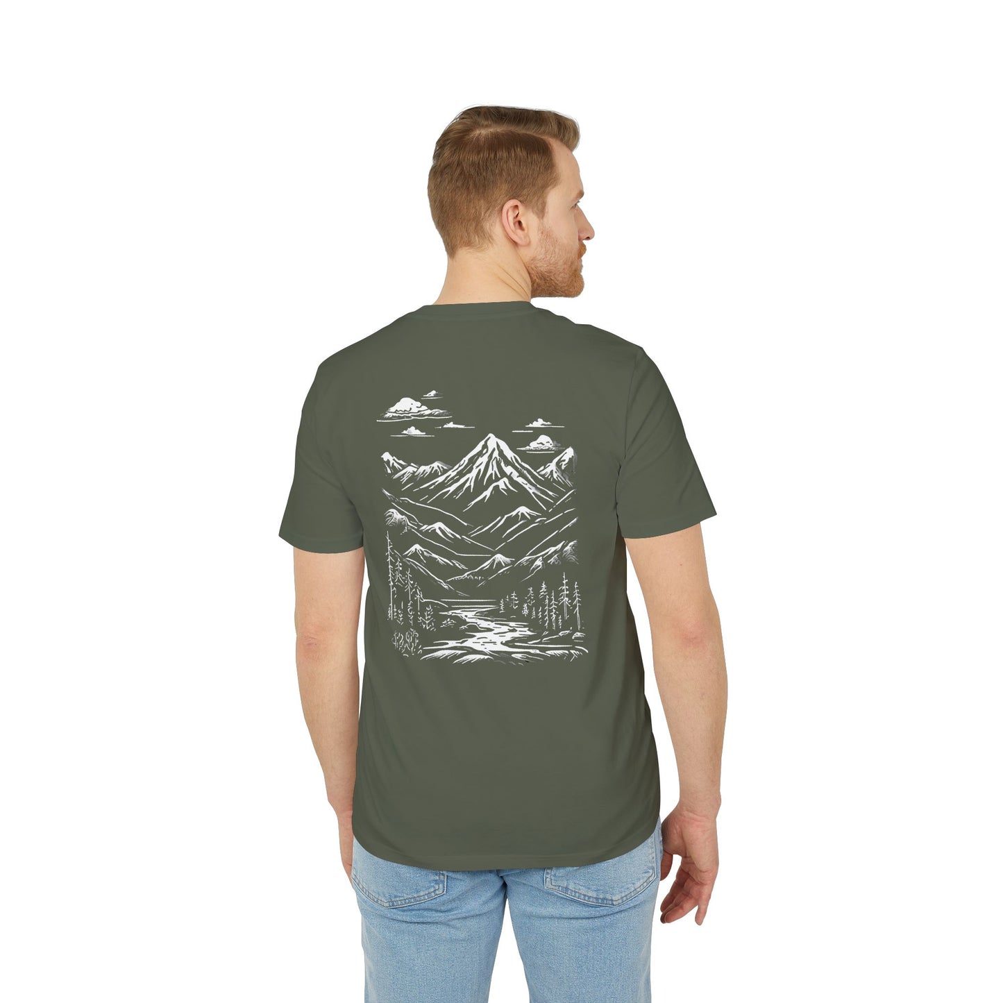 Premium Organic Shirt | Find Your Peak | Mountain River