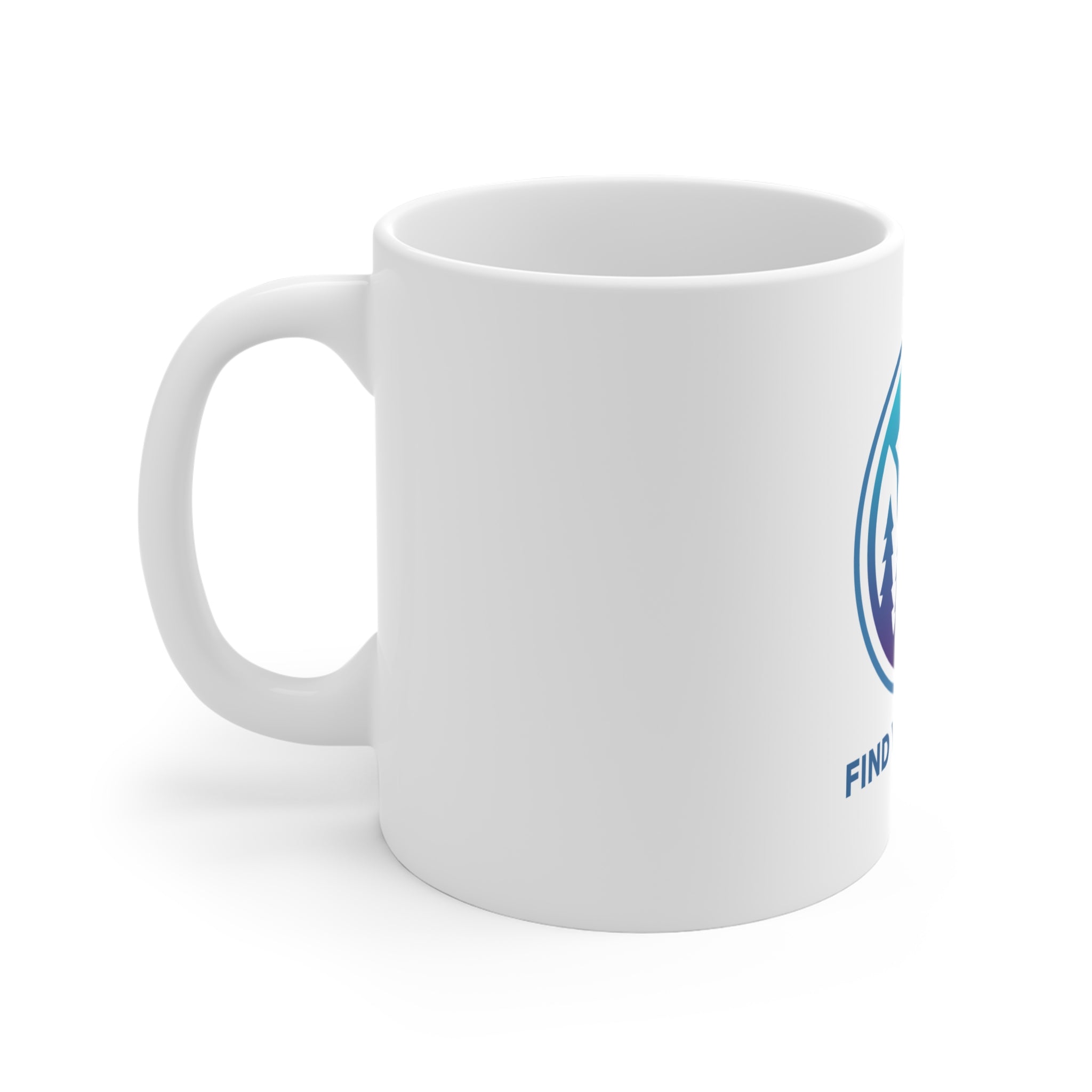 Tasse Find your Peak weiß
