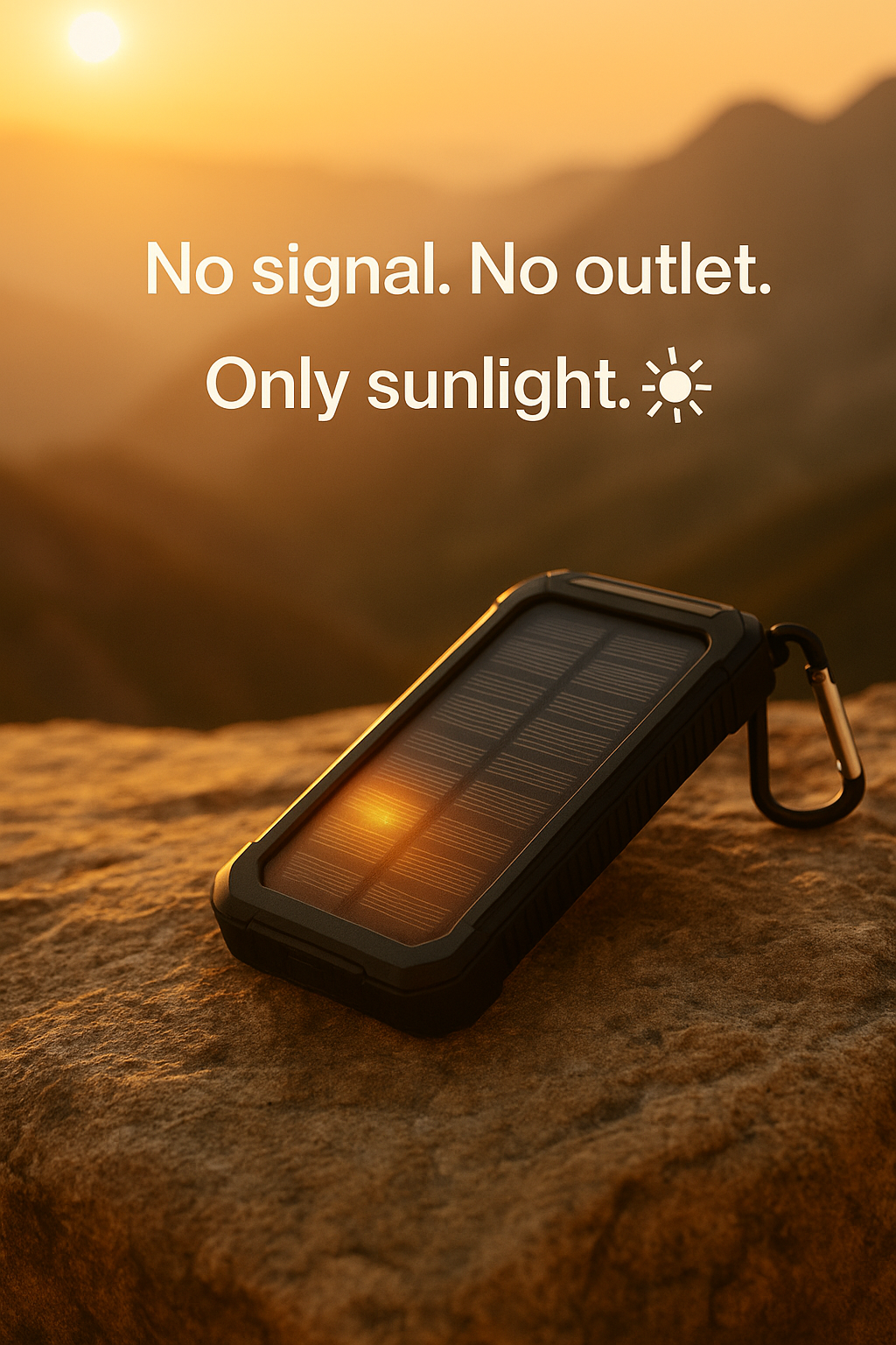 Solar Waterproof Powerbank 20 000 mAh