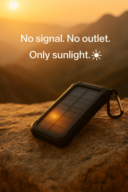 Solar Waterproof Powerbank 20 000 mAh