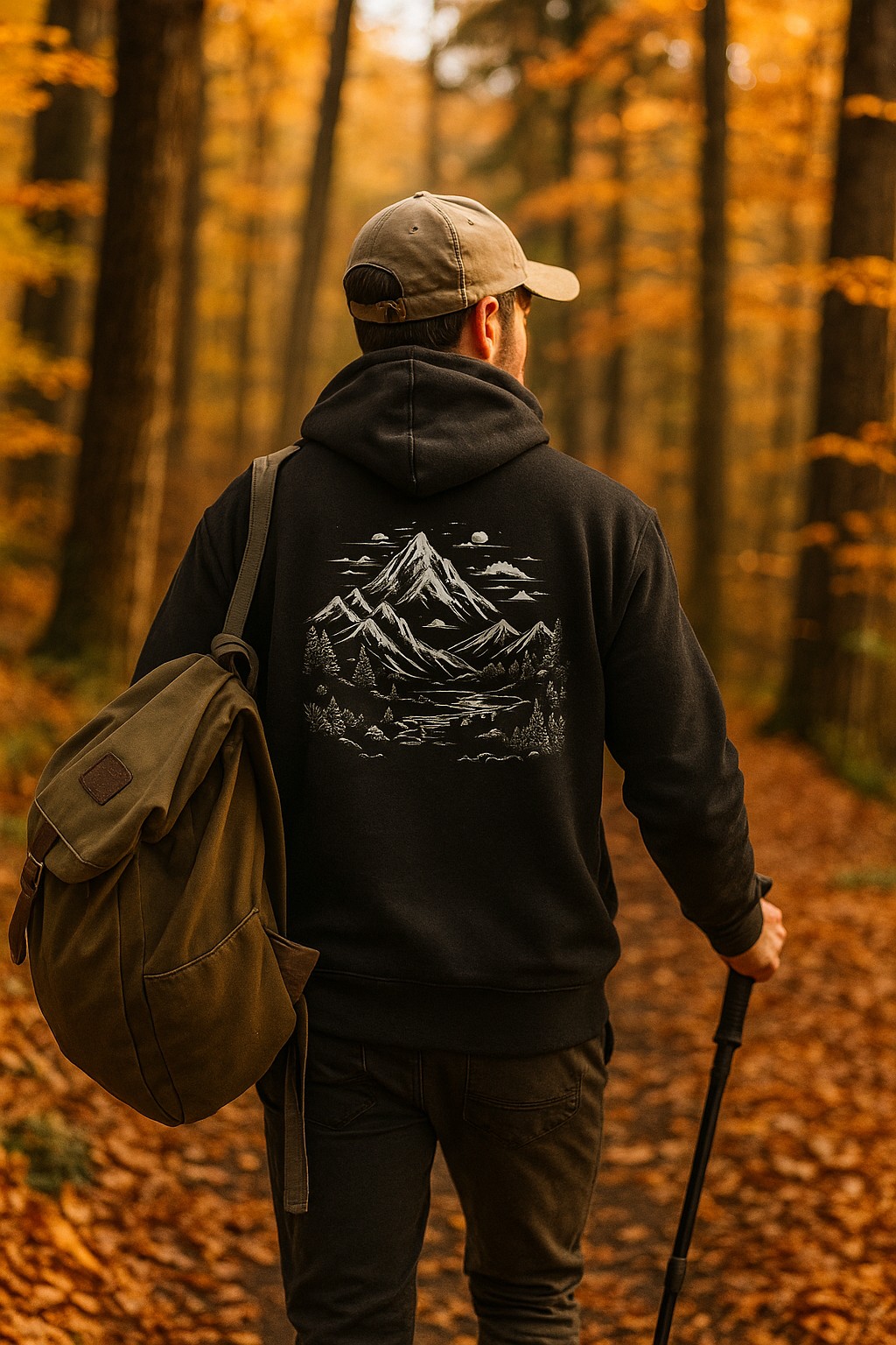 Premium Hoodie "Mountain Forest"