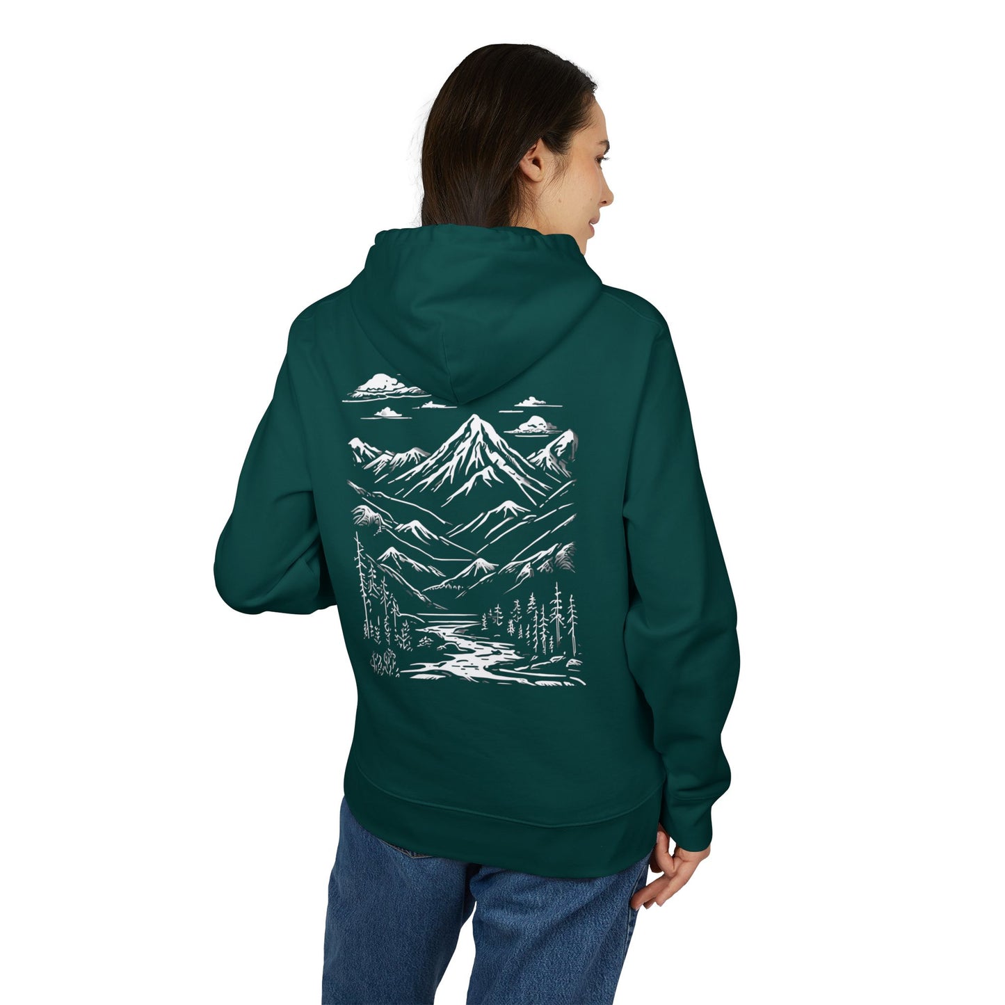 Premium Hoodie "Mountain River"