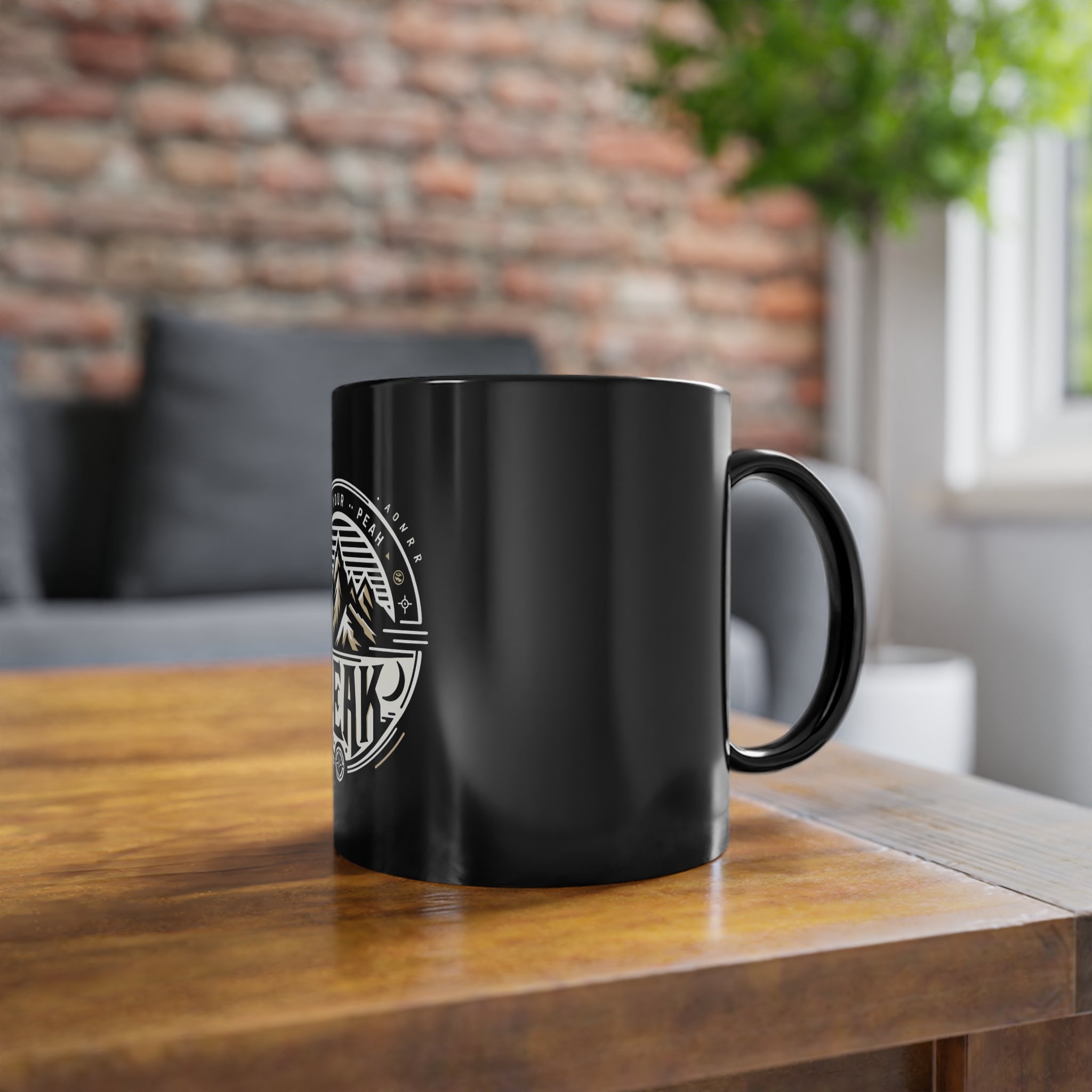 Tasse Find your Peak schwarz