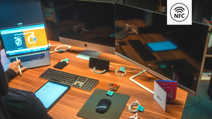 AgentSmart™️ | NFC Multitool Kabel Organizer | Blau