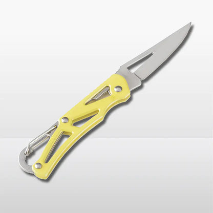 Mini Folding Key Knife - Stainless Steel Outdoor Tool
