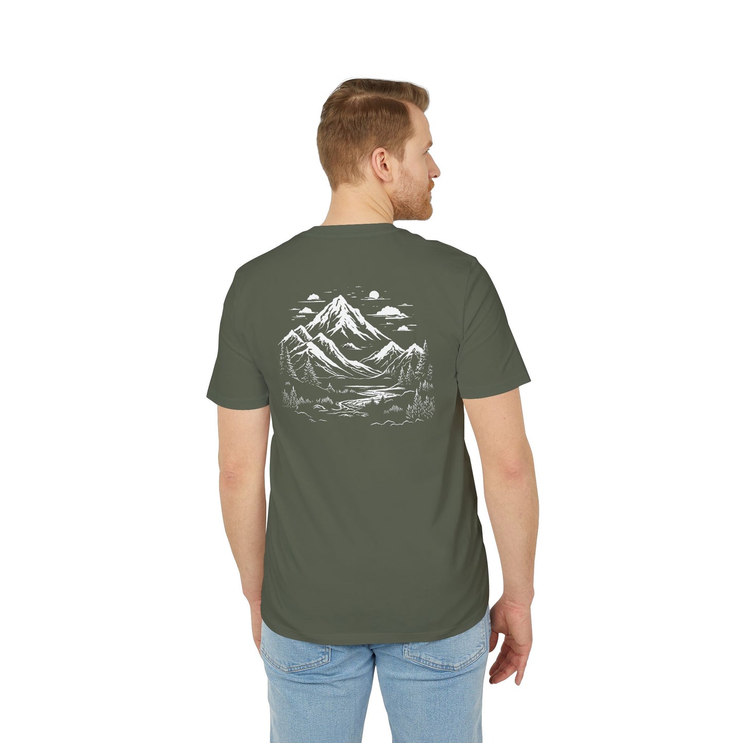 Premium Organic Shirt | Find Your Peak | Mountain Forest