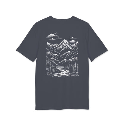 Premium Organic Shirt | Find Your Peak | Mountain River