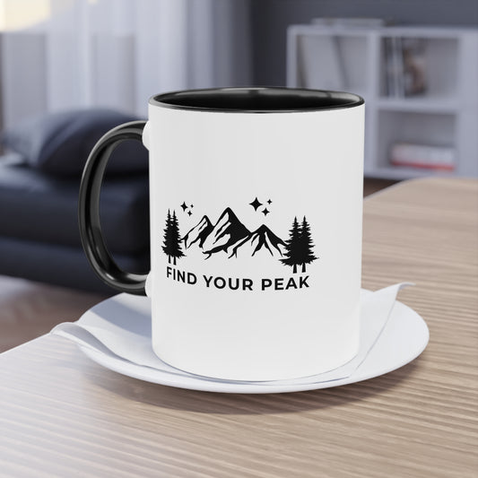 Tasse | Find your Peak | weiß