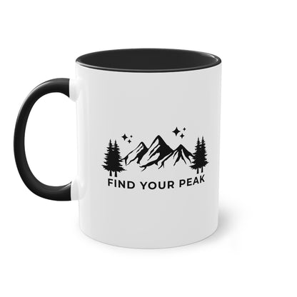 Tasse | Find your Peak | weiß