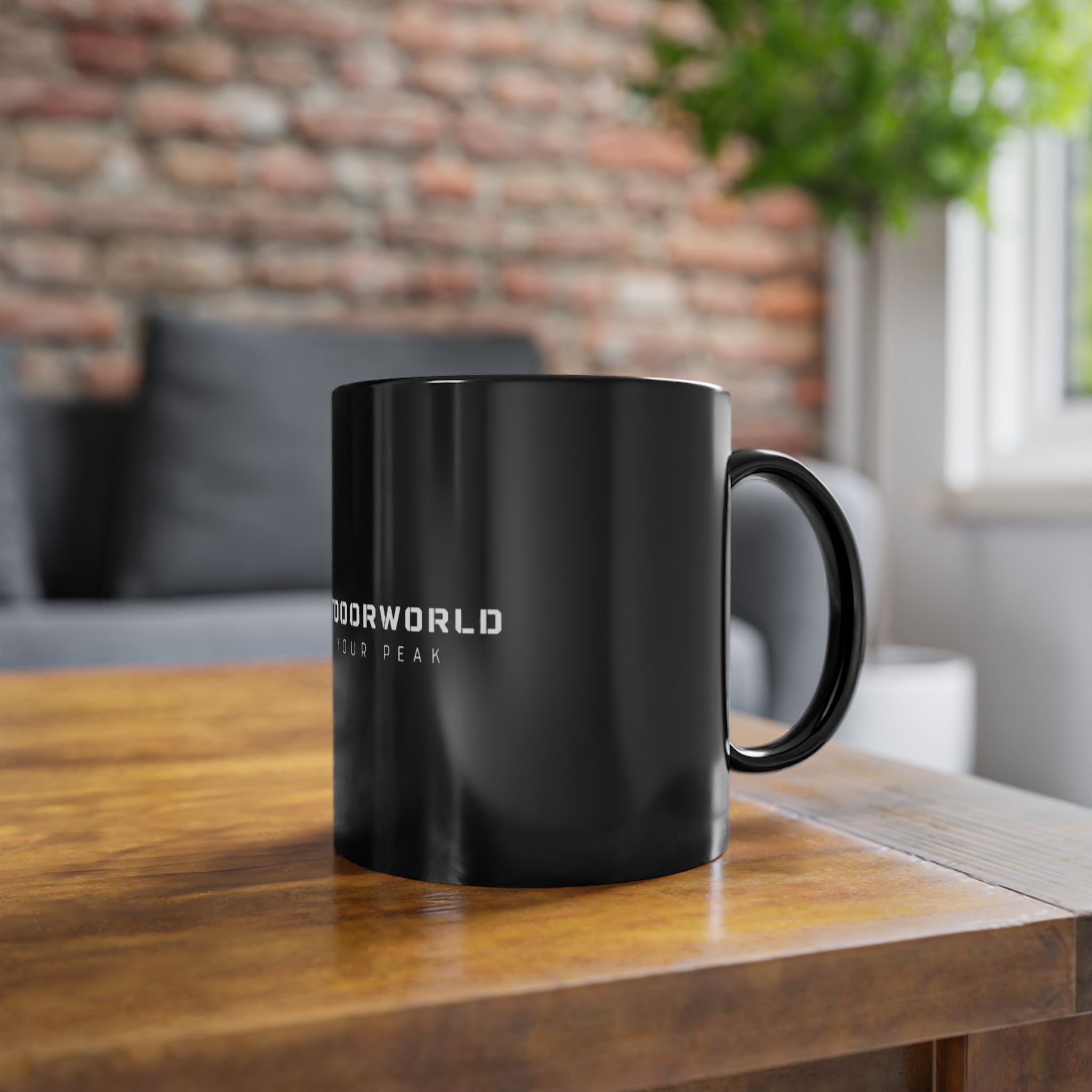 Tasse OutdoorWorld schwarz