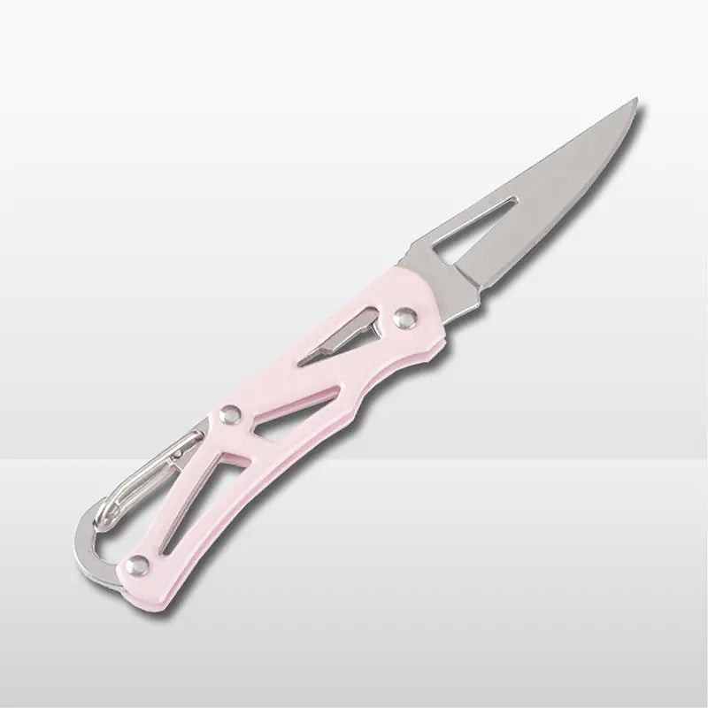 Mini Folding Key Knife - Stainless Steel Outdoor Tool