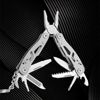 Mini Keychain Folding Tool EDC Multitool for Outdoors