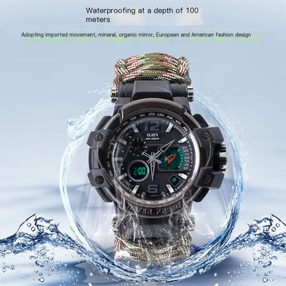 War Wolf 2 Survival Paracord Bracelet with Multitool