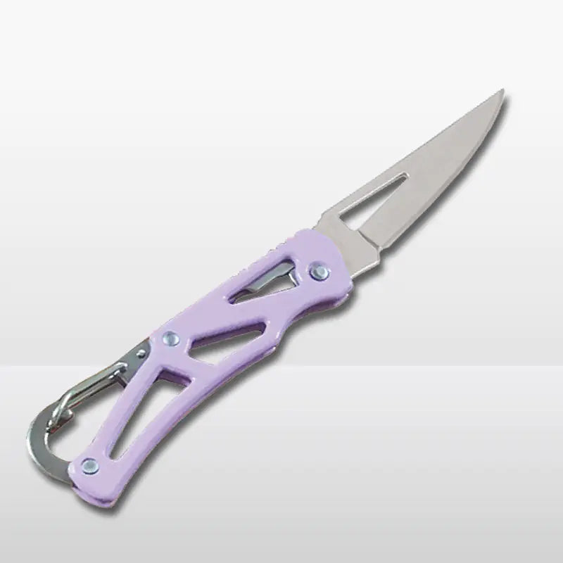 Mini Folding Key Knife - Stainless Steel Outdoor Tool