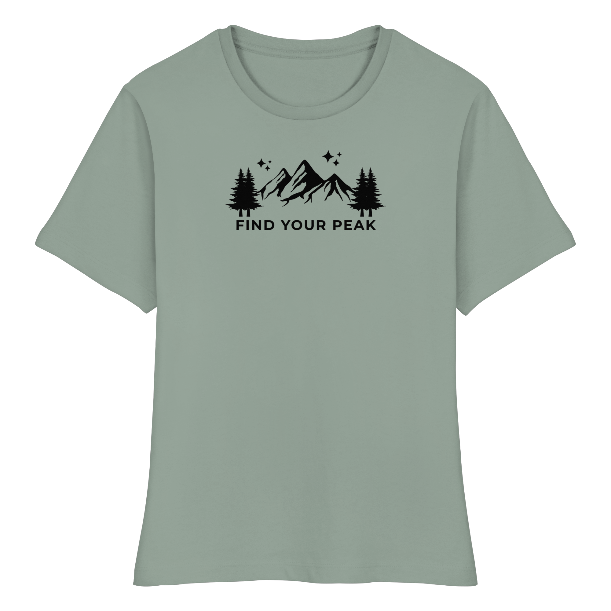 Find your Peak - Fitted Ladies Organic Shirt