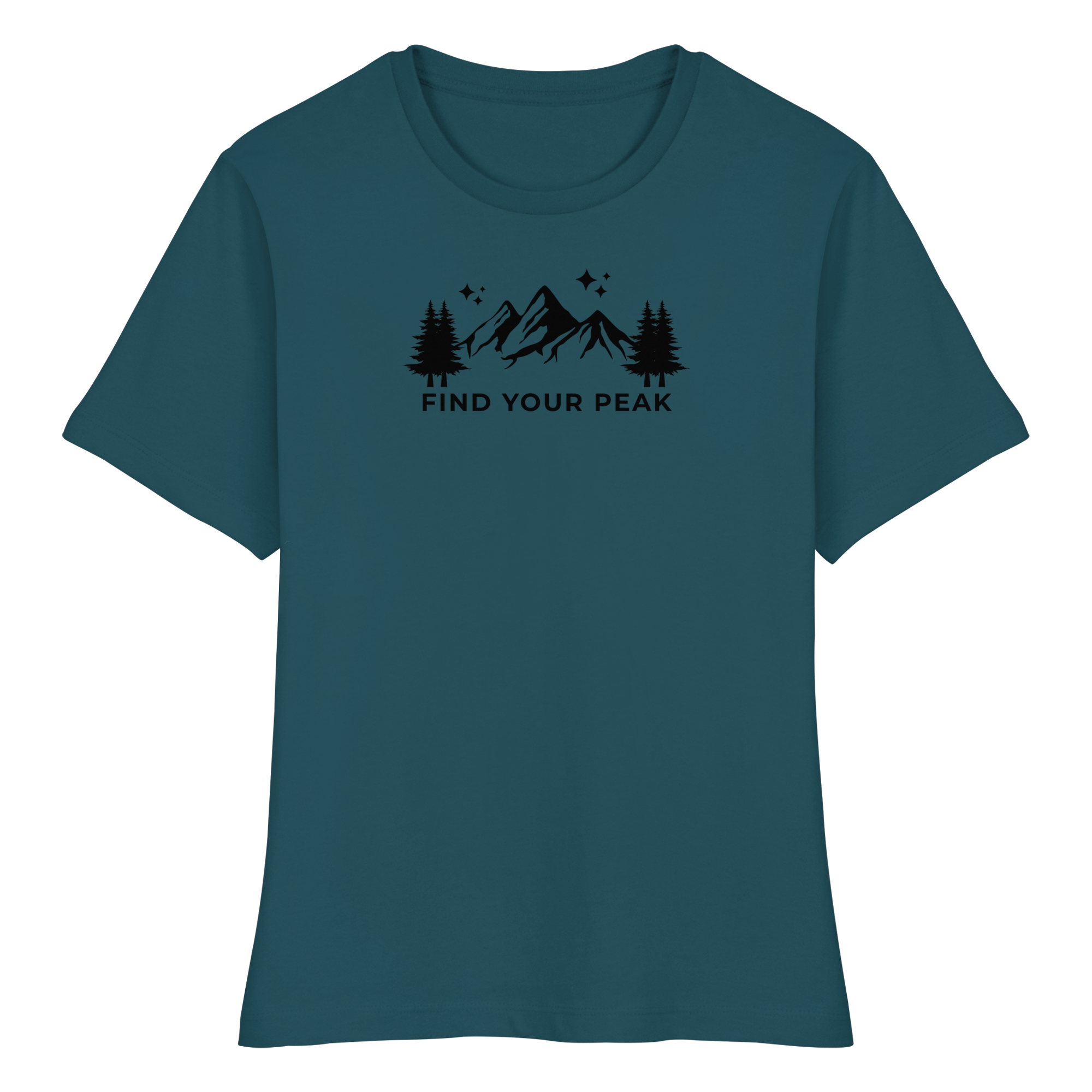 Find your Peak - Fitted Ladies Organic Shirt