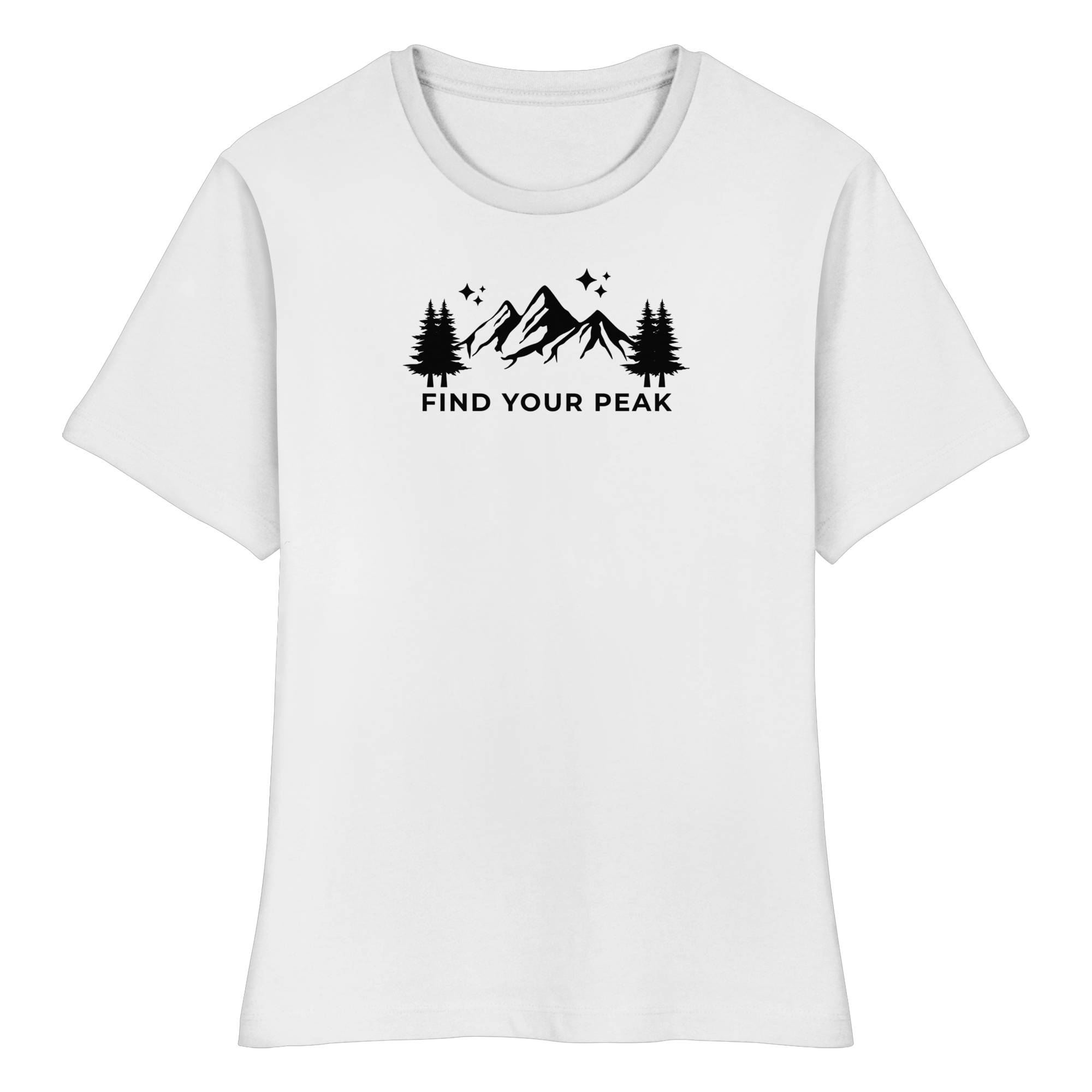 Find your Peak - Fitted Ladies Organic Shirt