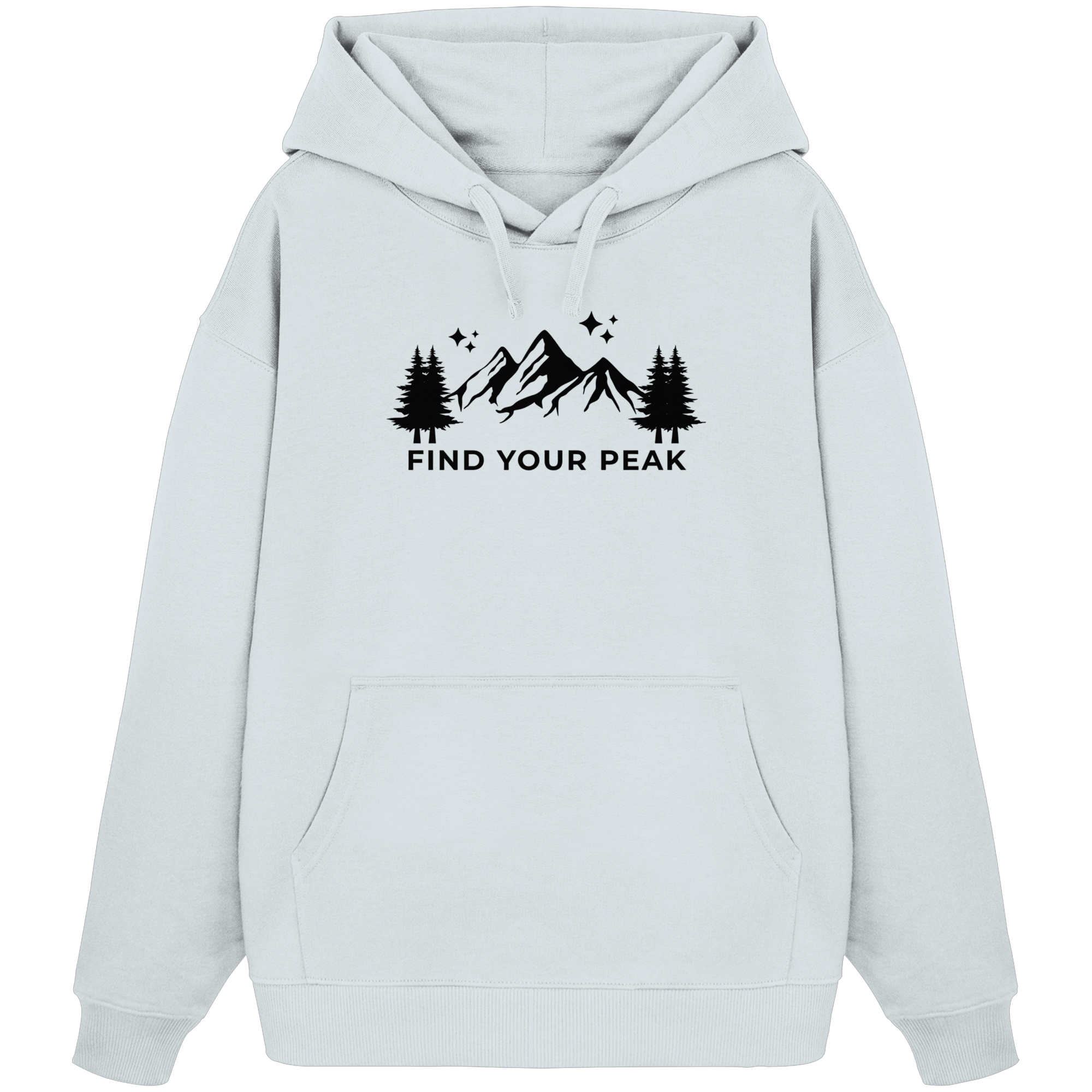 Find your Peak - Organic Oversize Hoodie