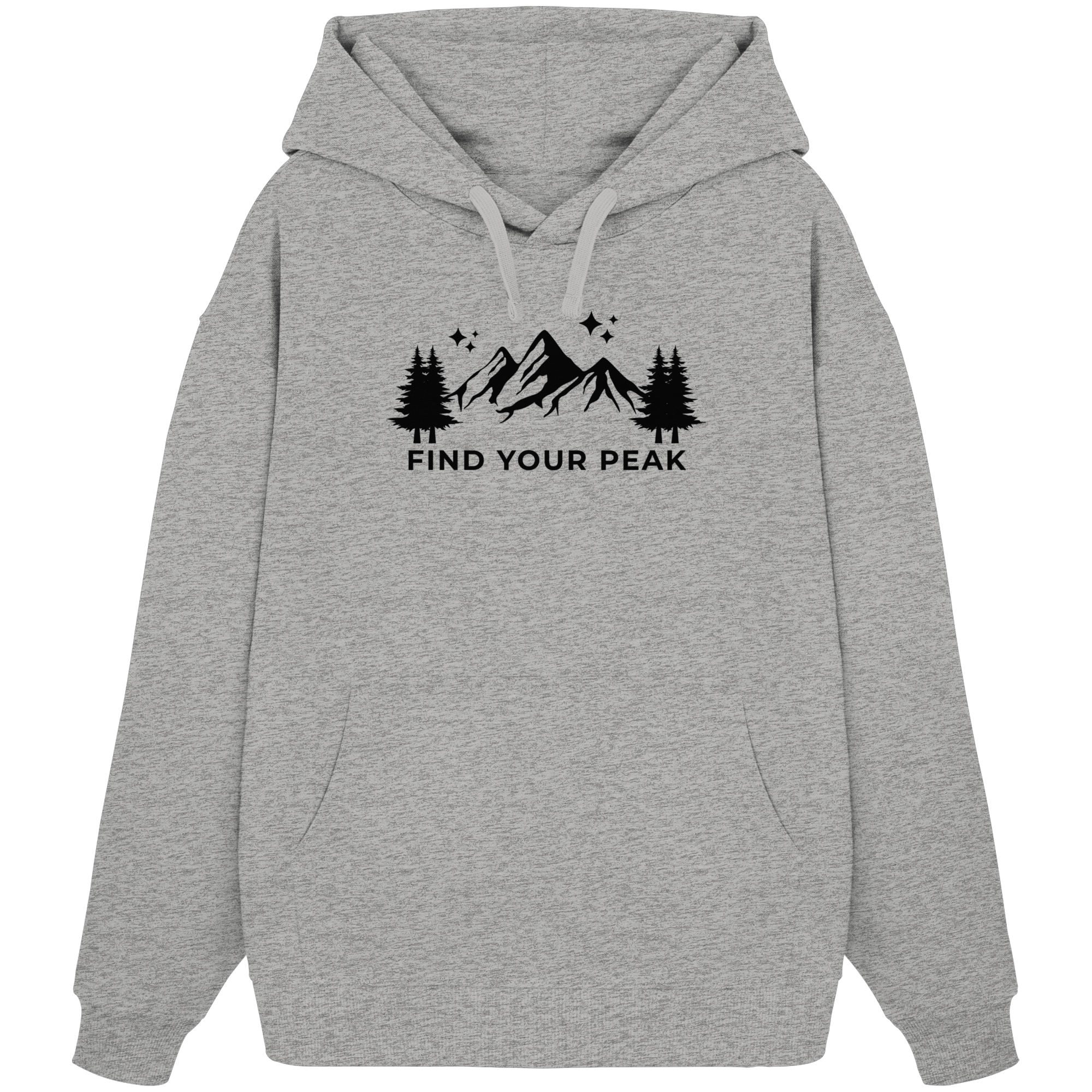 Find your Peak - Organic Oversize Hoodie