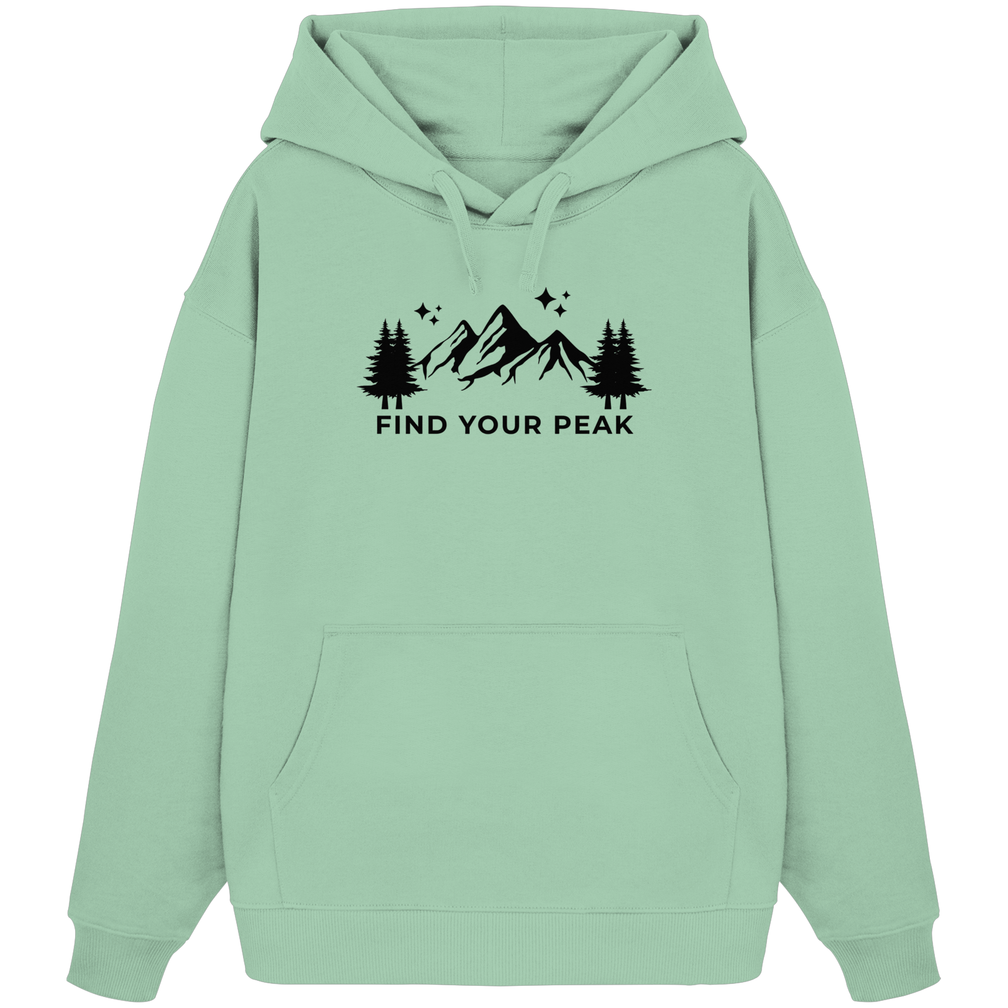 Find your Peak - Organic Oversize Hoodie