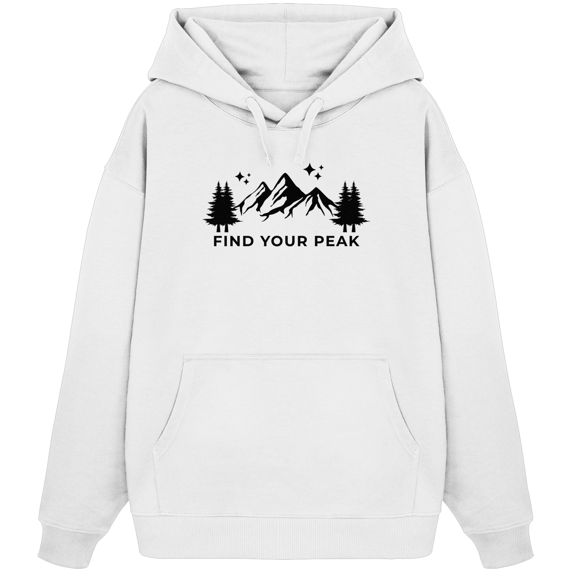 Find your Peak - Organic Oversize Hoodie