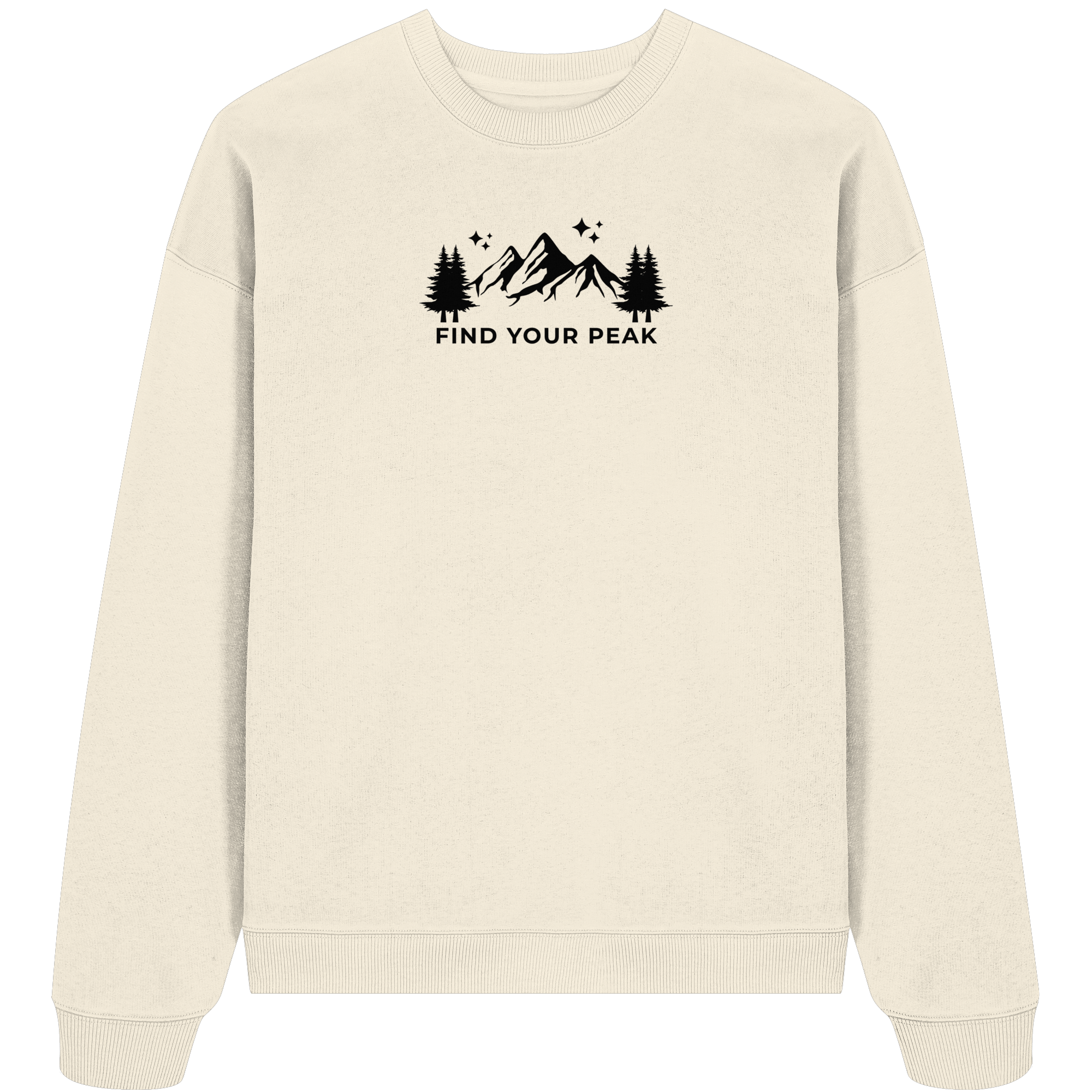 Find your Peak - Organic Oversize Sweatshirt