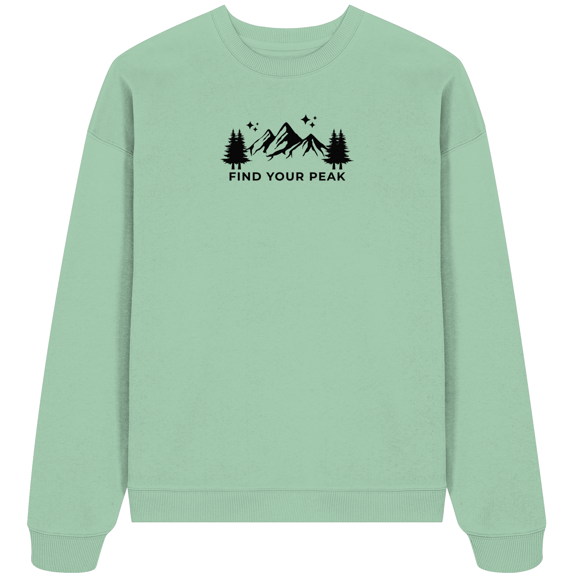 Find your Peak - Organic Oversize Sweatshirt