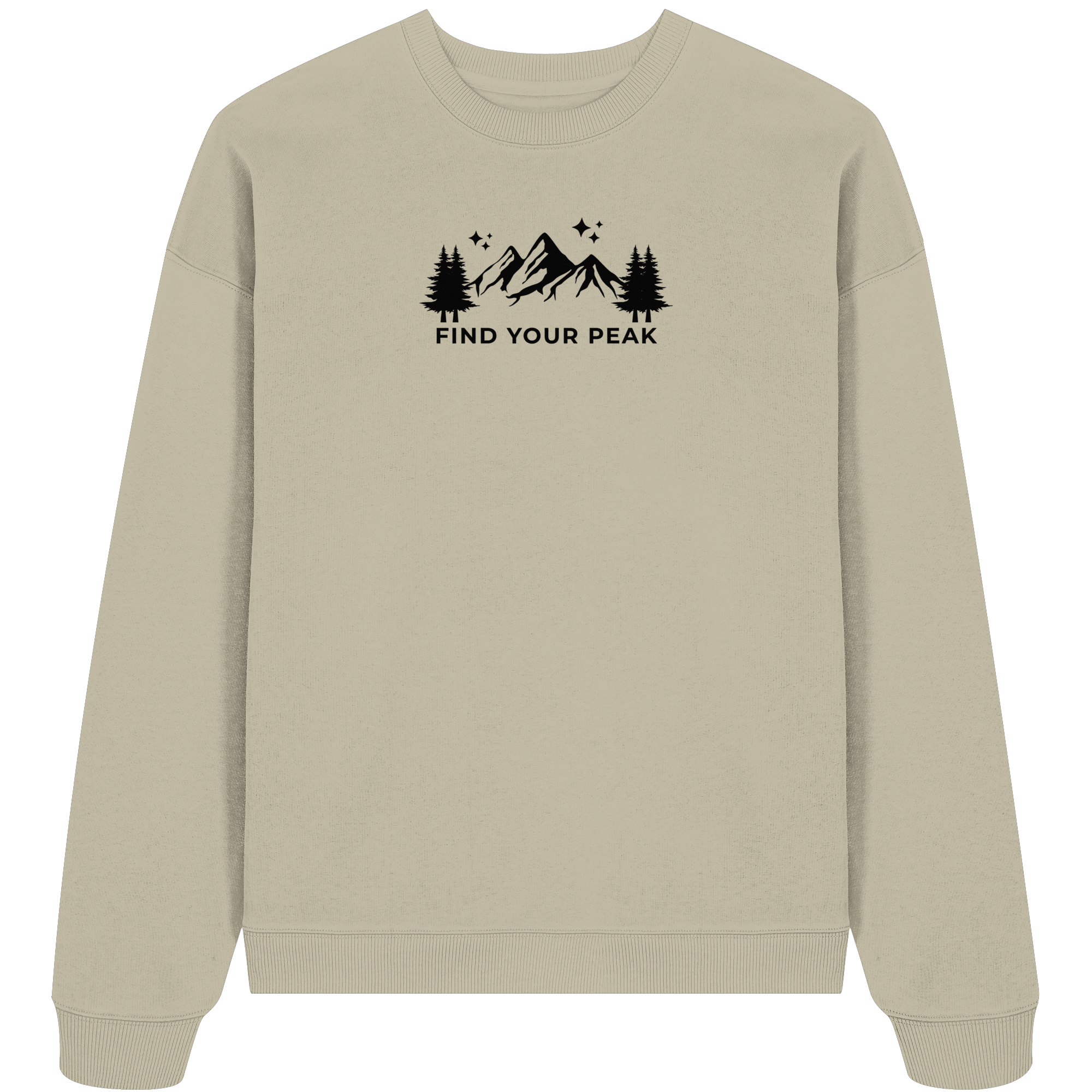 Find your Peak - Organic Oversize Sweatshirt