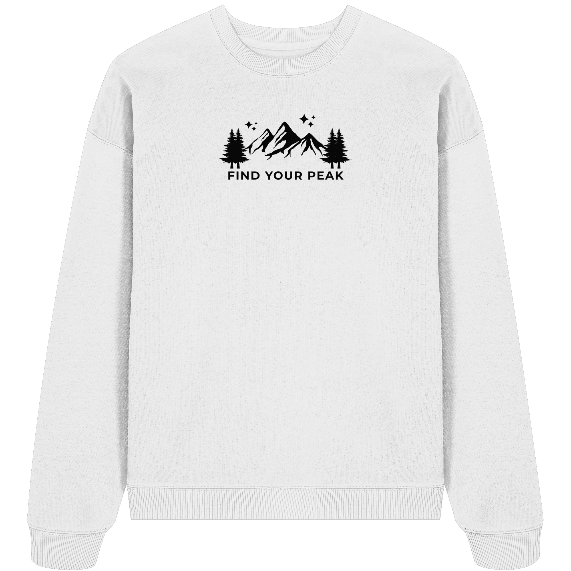Find your Peak - Organic Oversize Sweatshirt