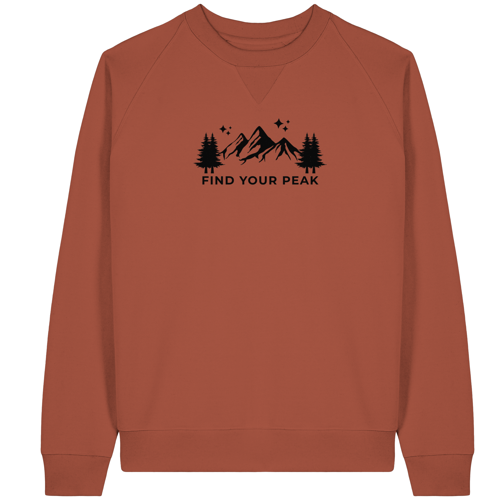Find your Peak - Organic Raglan Sweatshirt