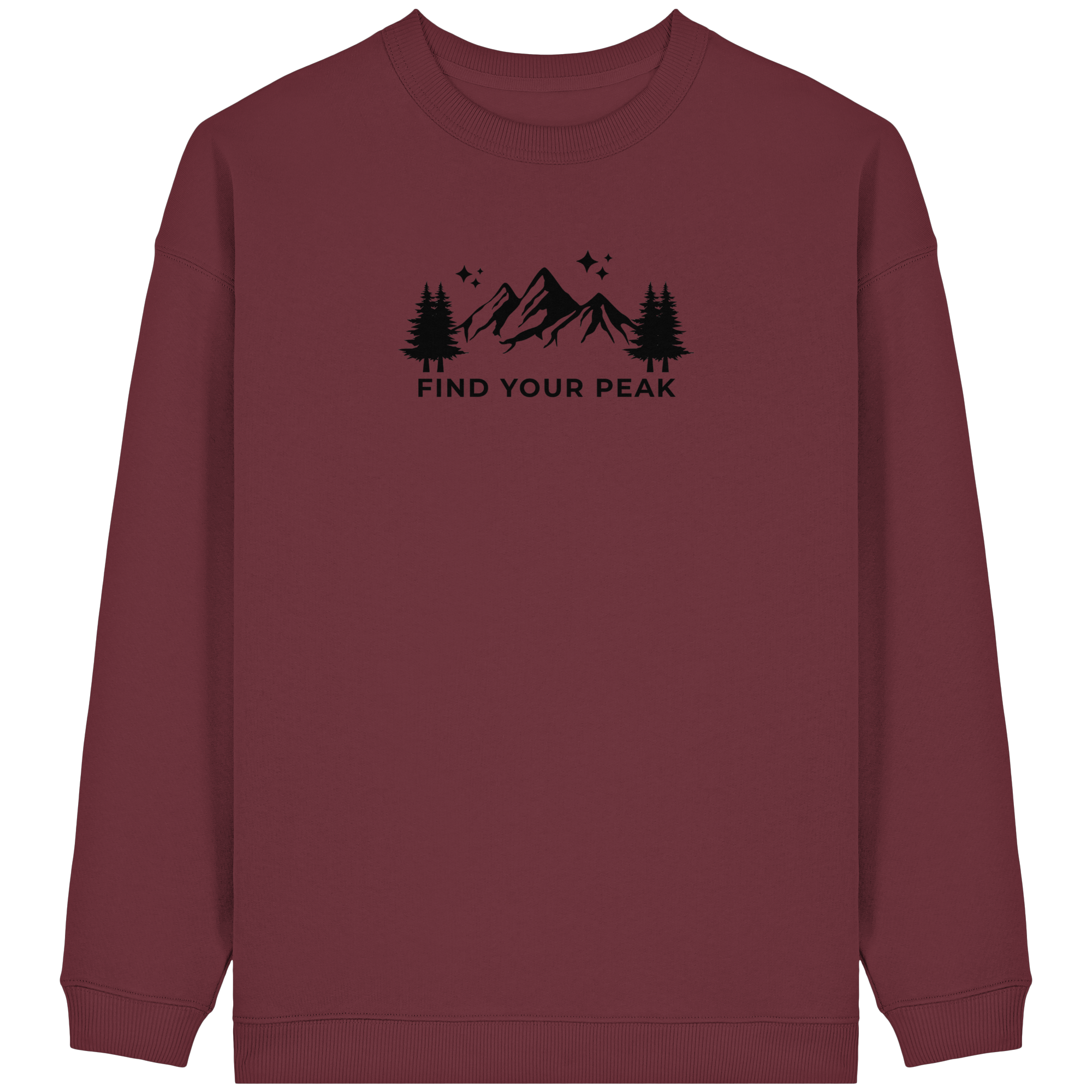 Find your Peak - Womens Organic Oversized Sweatshirt