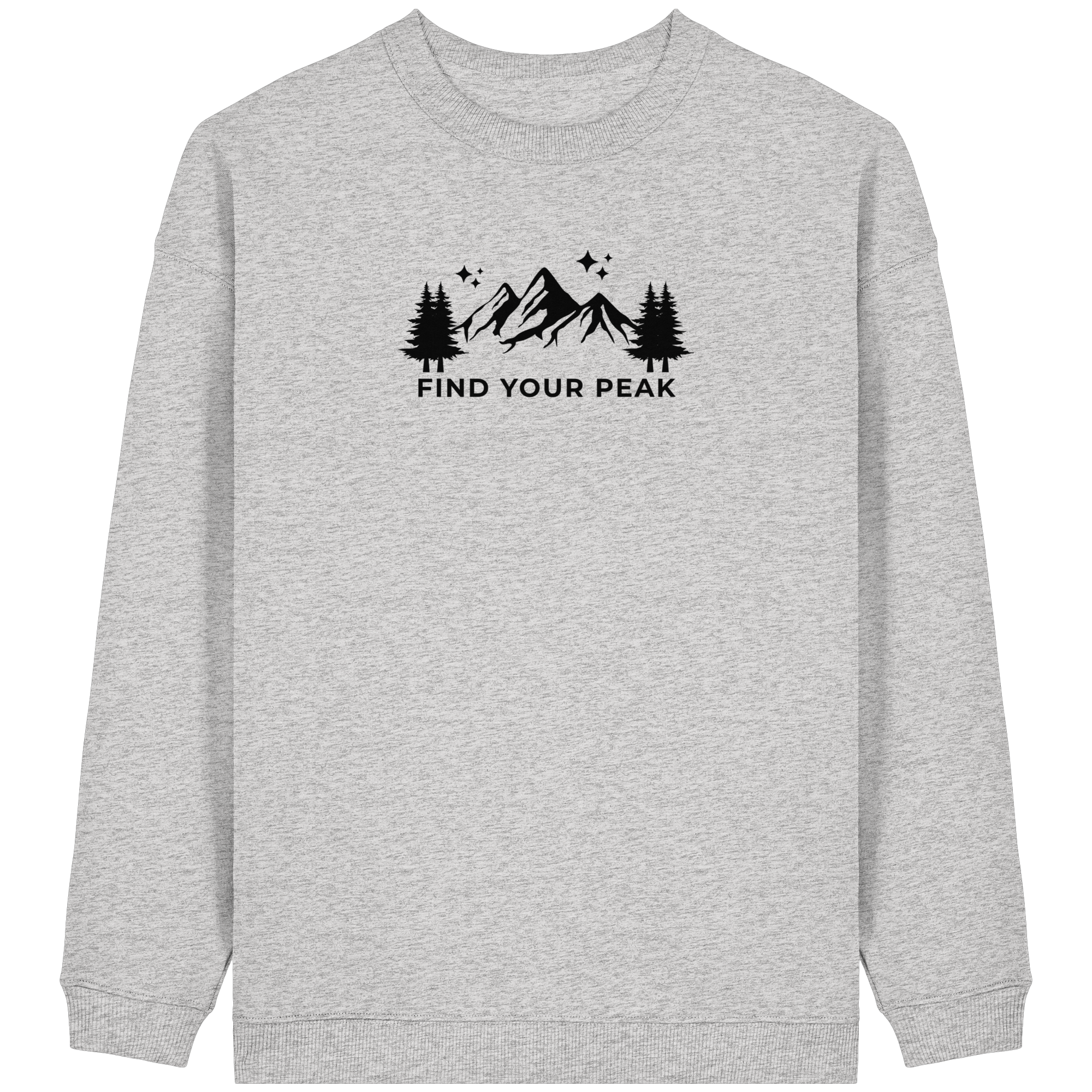 Find your Peak - Womens Organic Oversized Sweatshirt