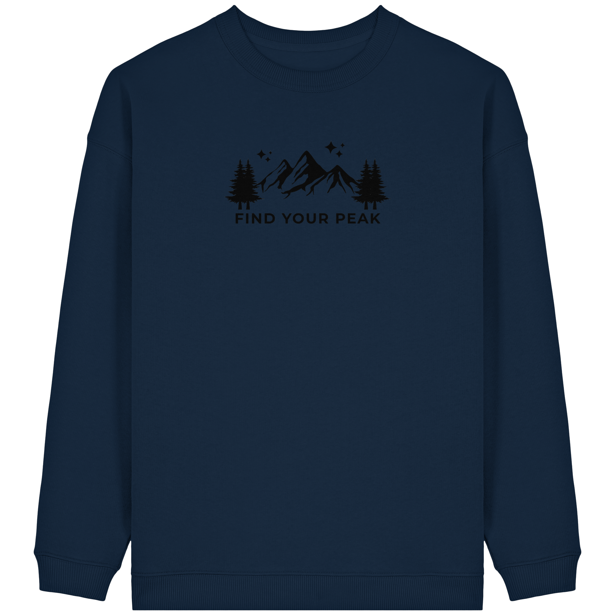 Find your Peak - Womens Organic Oversized Sweatshirt