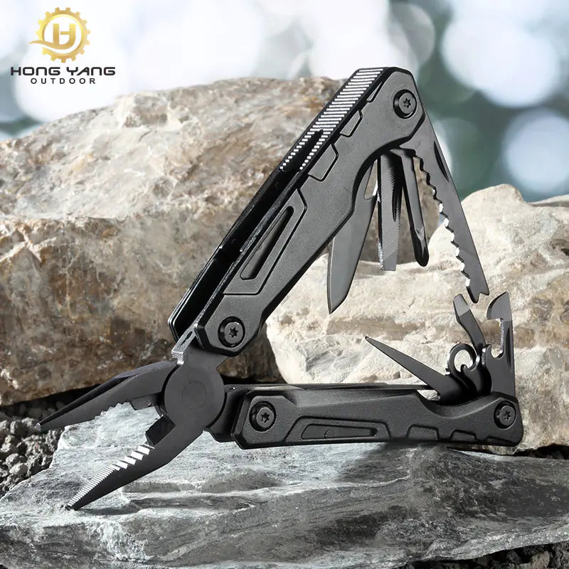 Stainless Steel Folding Multi-Tool with Bottle Opener