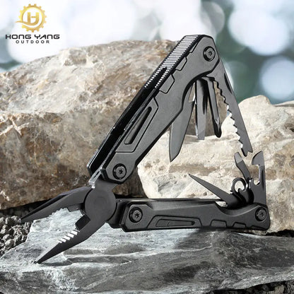 Stainless Steel Folding Multi-Tool with Bottle Opener