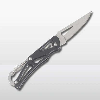 Mini Folding Key Knife - Stainless Steel Outdoor Tool